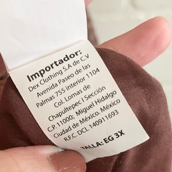 Dex Mini Dress Fall Floral Print Sheer Long sleeve Smocked waist Brown Sz 3X - Picture 14 of 16